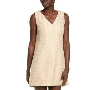 NWT $348 MARIE OLIVER Metallic Tweed Cher Dress M 10